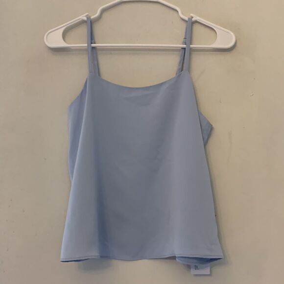 Bishop+Young light blue adjustable spaghetti strap tank Size S NWT - Picture 2 of 8